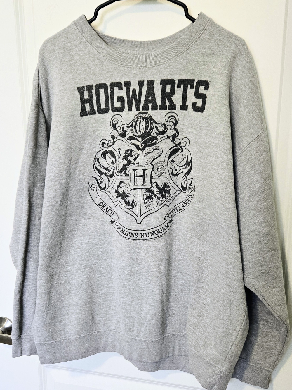 Hogwarts Gray Crewneck Sweatshirt - Official Crest Style..delta Fleece 2xl